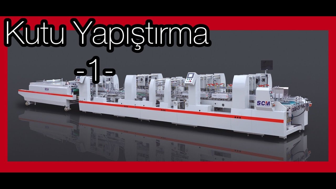 SCM SQ Serisi Otomatik Kutu Katlama Yapıştırma Makinesi - 1060
