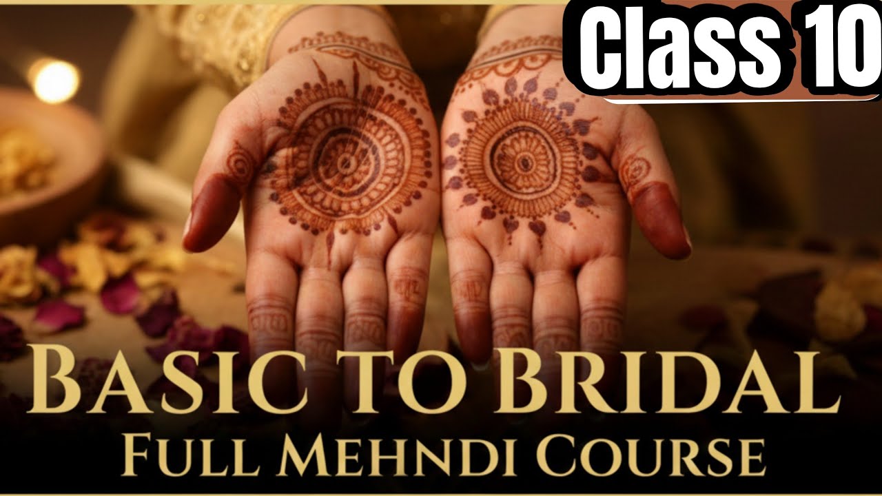 Basic To Bridal Full Mehndi Course || Class 10 Elephant 🐘 || Free mehndi classes 🌿😍