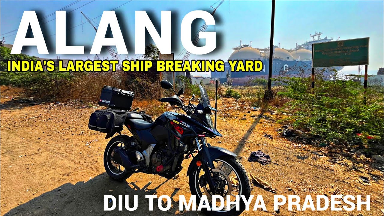Alang Ship Breaking Yard : Inside the World's Largest Ship Graveyard | Diu to Dahod @RideForGuide 