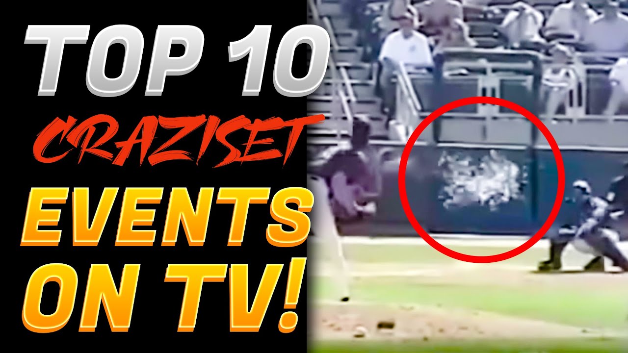 Top 10 CRAZIEST EVENTS Captured on LIVE TV