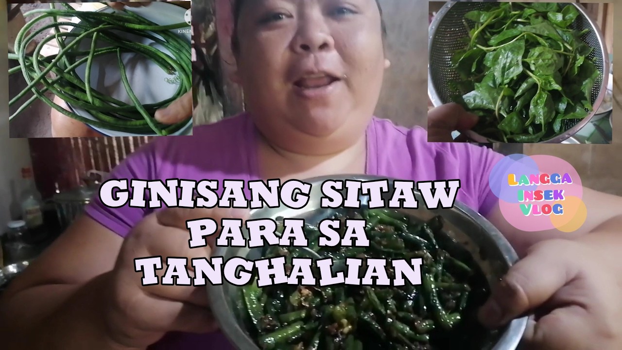 SOBRANG FRESH NA SITAW GALING SA GARDEN ANG LULUTUIN NATIN SA TANGHALIAN