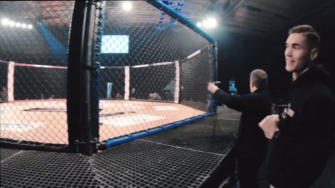 Sebastian Sroka Caged Steel 24 behind the scenes.