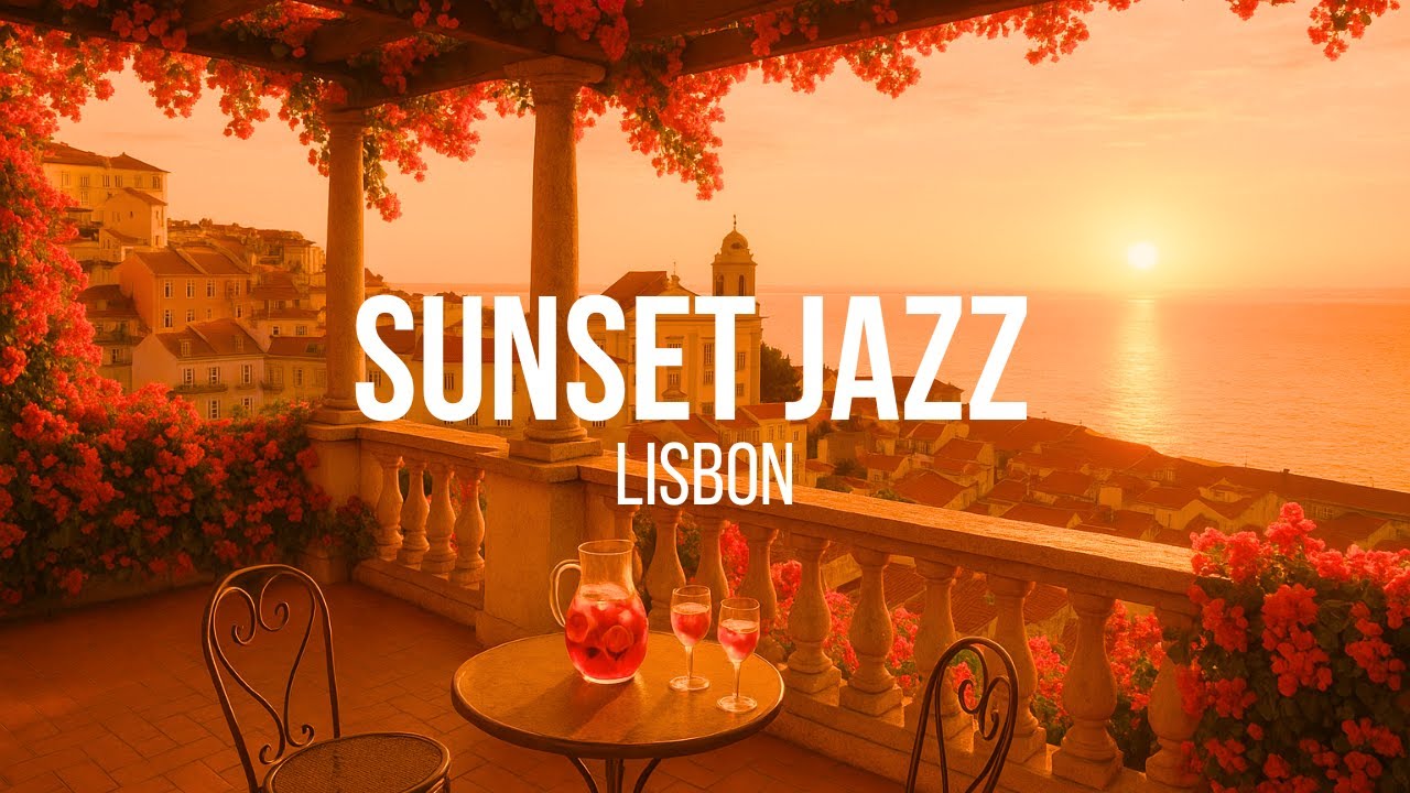 The Sax Lounge | Smooth Saxophone Jazz Music | A Sunset In Lisbon | Portugal
