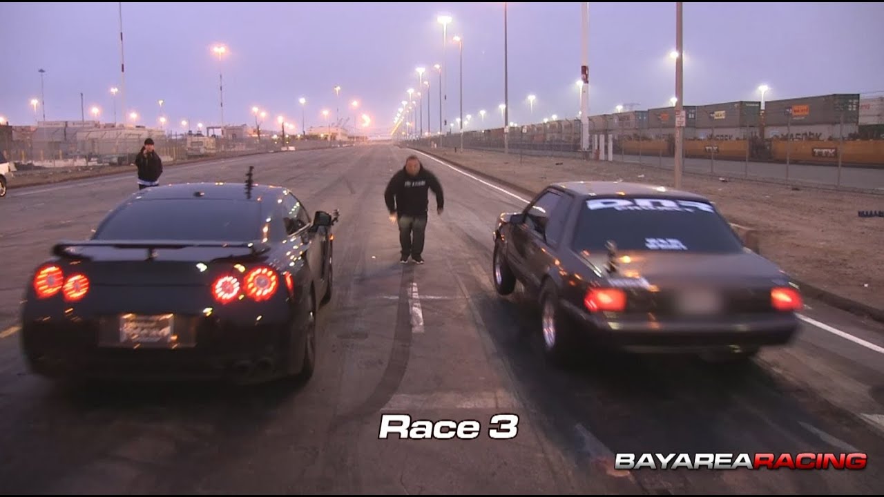 Nitrous LSx Mustang vs Bolt on Nissan GTR