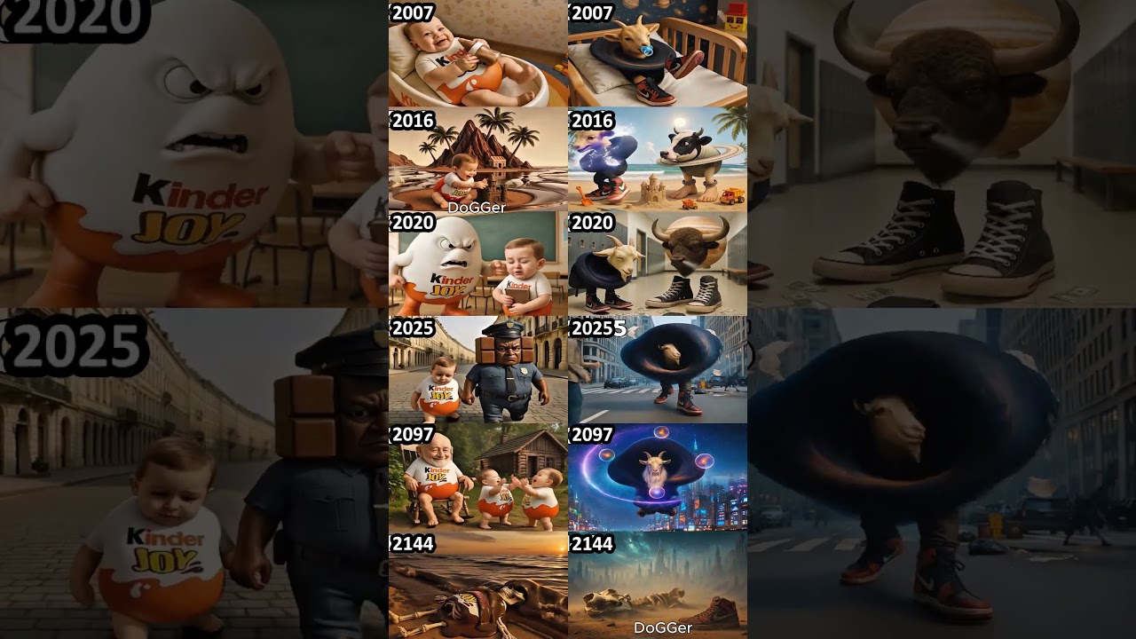 Italian Brainrot Evolution: La Vaca Black Hole Goat vs Maa Mauu KinderJoy  #italianbrainrot #sprunki