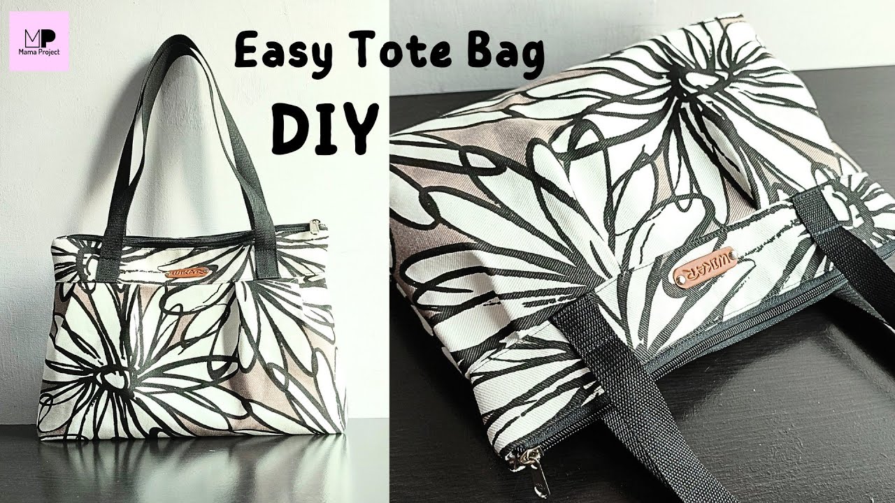 Легкий учебник по шитью большой сумки | Легкая большая сумка своими руками