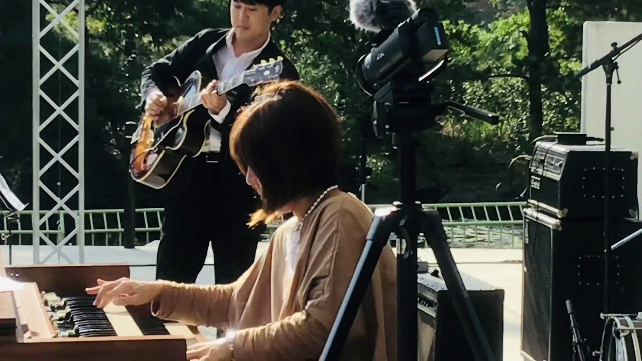 Jody Grind Midori Ono Organ Trio At Nagai botanical garden
