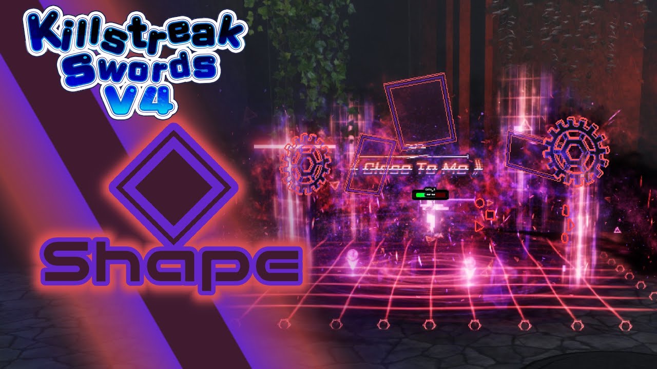 Shape - Showcase / Guide || Close to me secret phase (Corrupted triangle) || Killstreak Swords V4