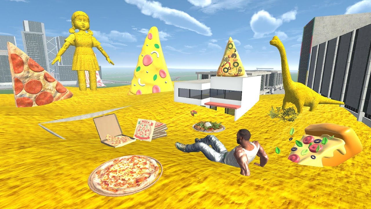 Franklin House in Pizza Tsunami - INDIAN BIKES DRIVING 3D