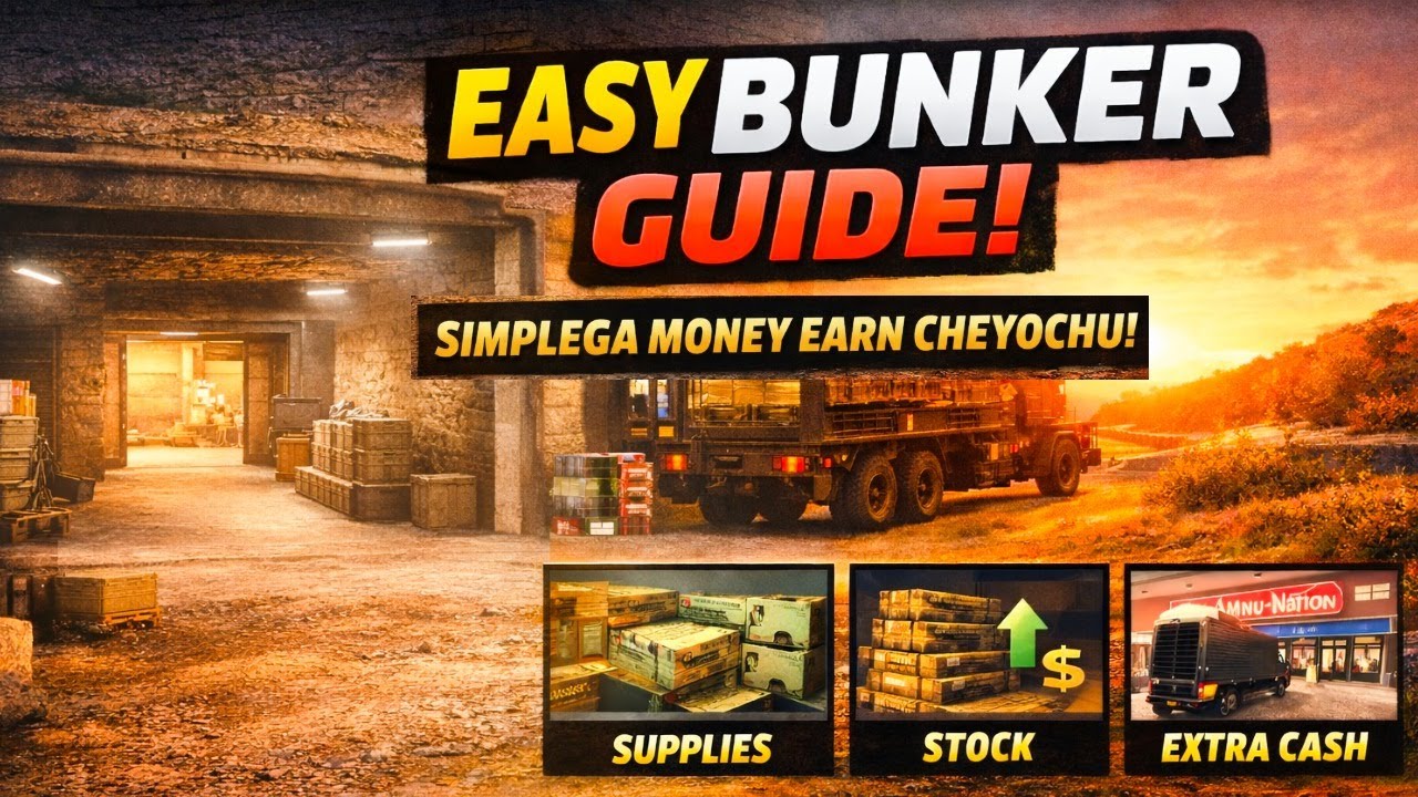 Easy Bunker Guide | Easy ga Money Earn Cheyachu 💰 | GTA Online