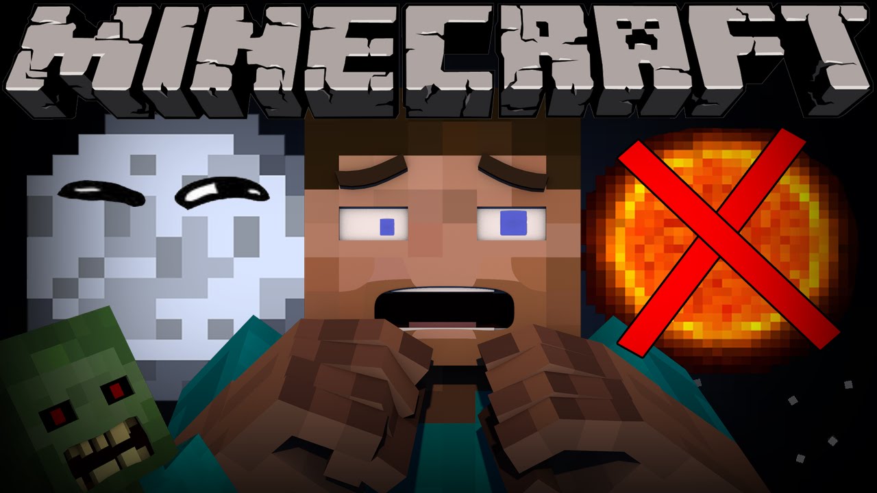 If it was ALWAYS Night Time in Minecraft - Part 1