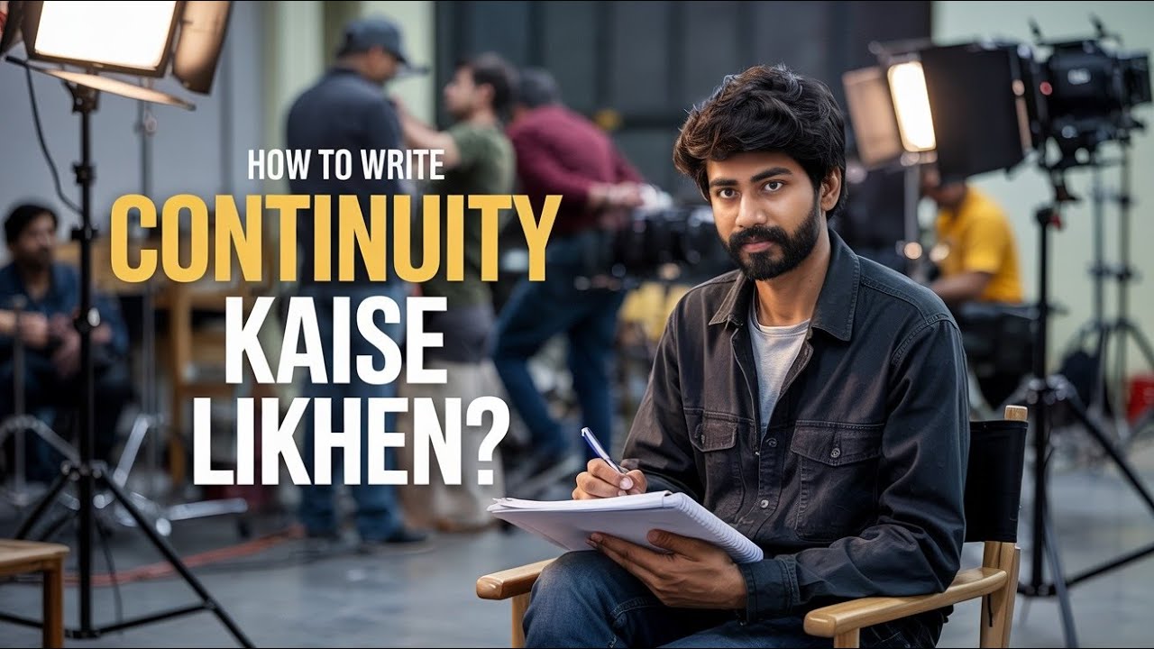 How to write continuity in movies  (TCR Kaise likhate hain)