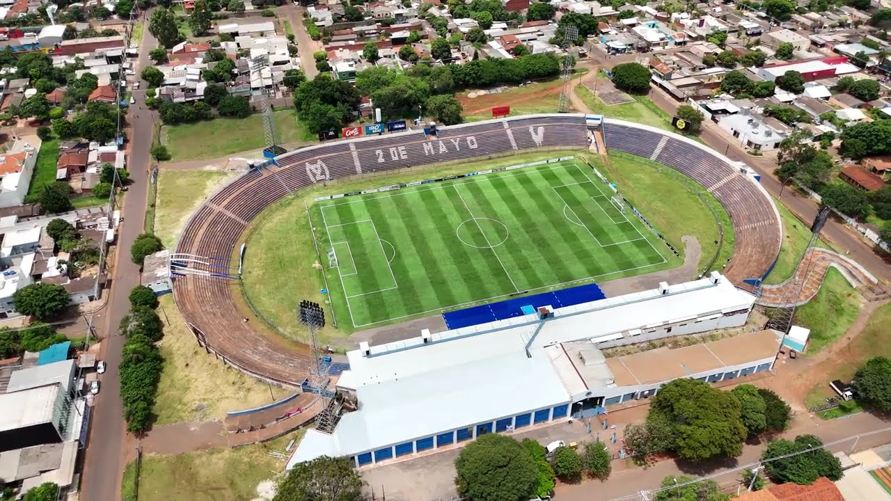 Arriba Paraguay: Estadio Río Parapití (Club Sportivo 2 de mayo) — Dron / Drone #4K