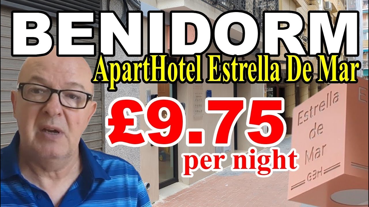 BENIDORM ApartHotel Estrella De Mar - Only £9.75 pppn