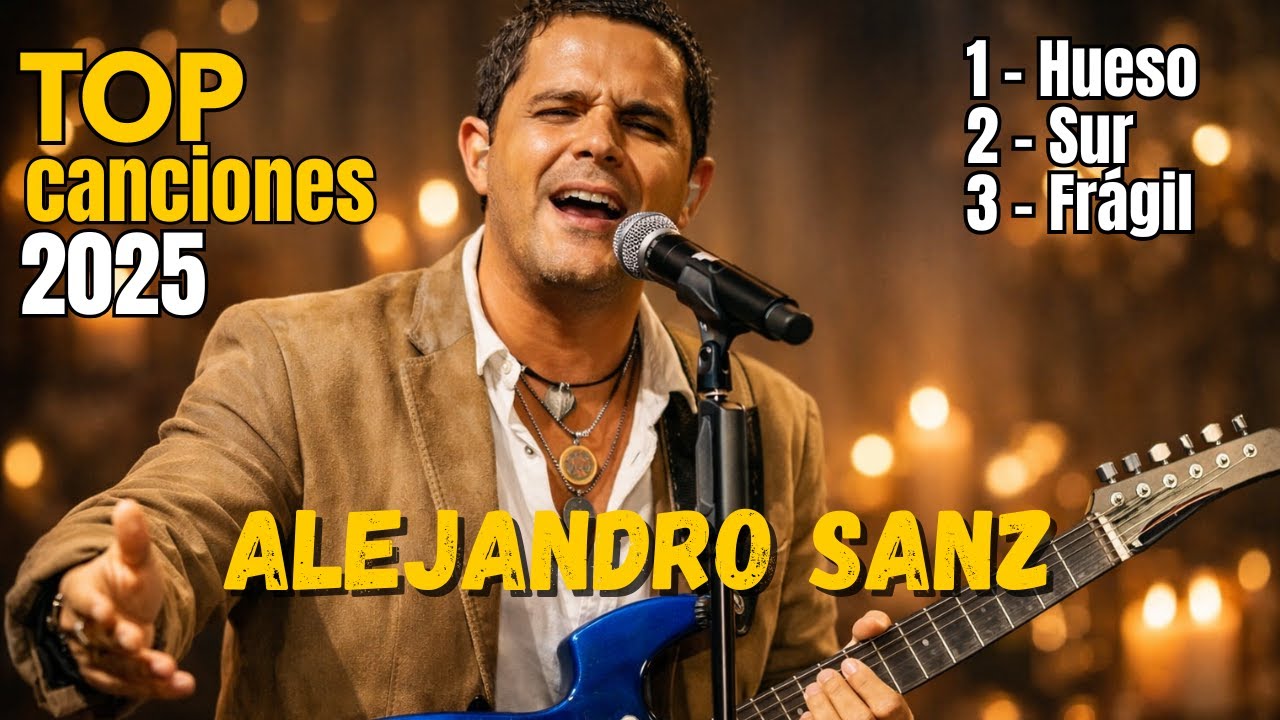 Inspirado en ALEJANDRO SANZ – canciones para enamorarse – Hueso – clásicos románticos.