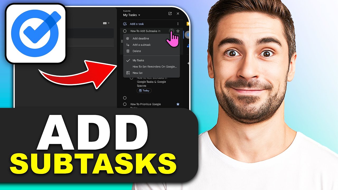 Как добавлять подзадачи в Google Tasks и Google Spaces