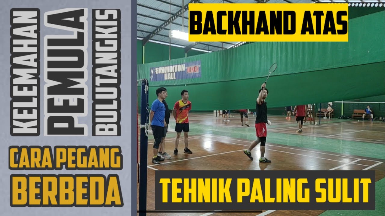 Belajar Backhand Atas