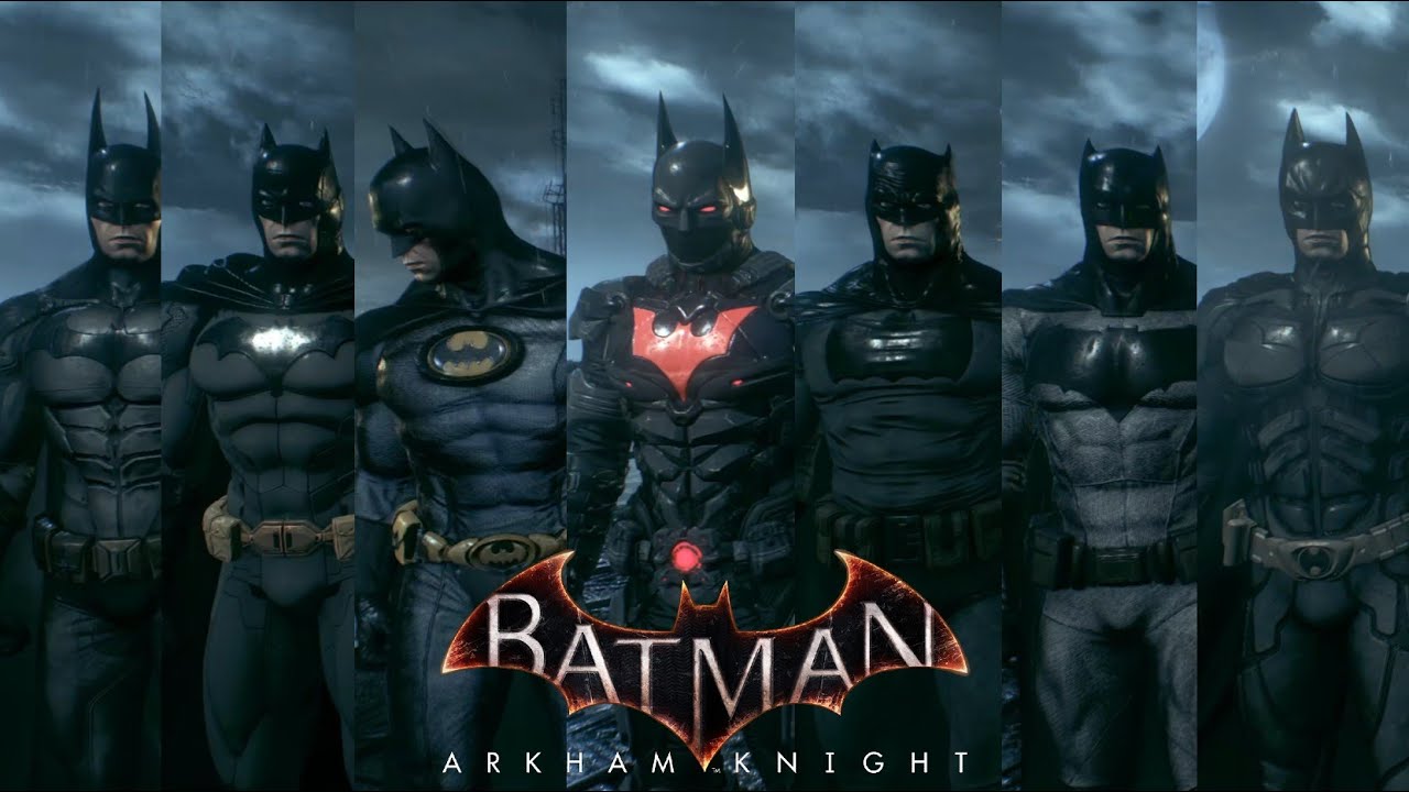 Batman Arkham Knight - All Costumes/Skins/Suits