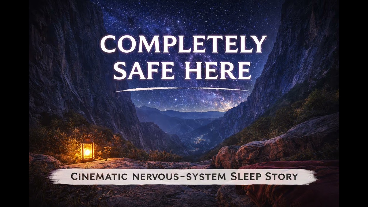 You Are Completely Safe Here 🌌 | Cinematic Nervous-System Sleep Story (2 Hours)
