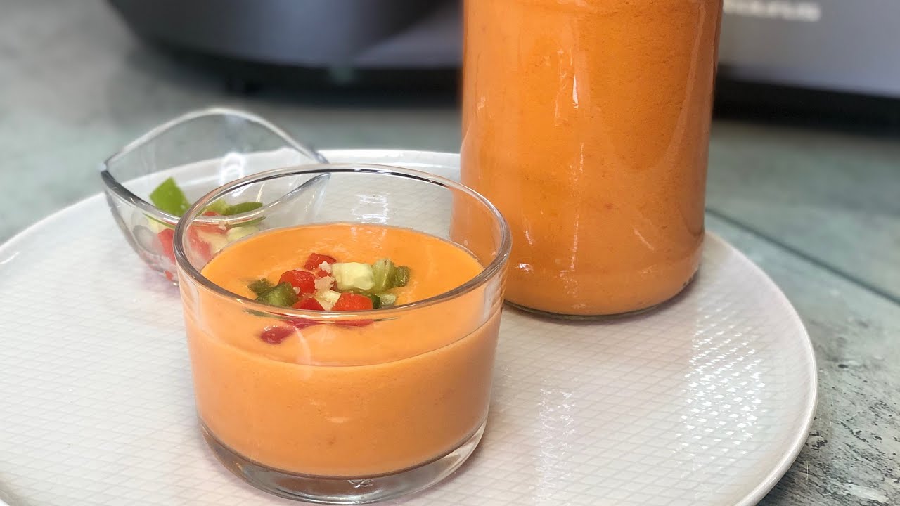 GAZPACHO casero con TAURUS MYCOOK TOUCH