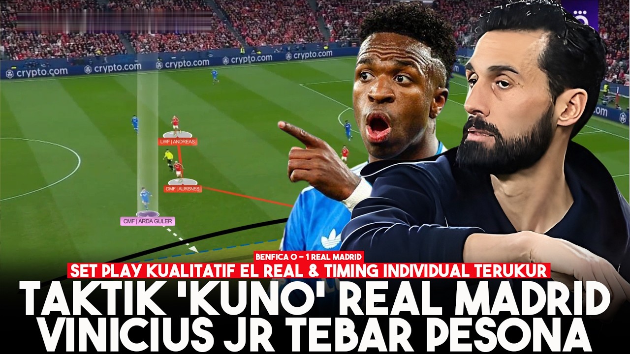 Taktik Kuno Real Madrid, Vinicius Junior Tebar Pesona & Lumpuhkan Benfica