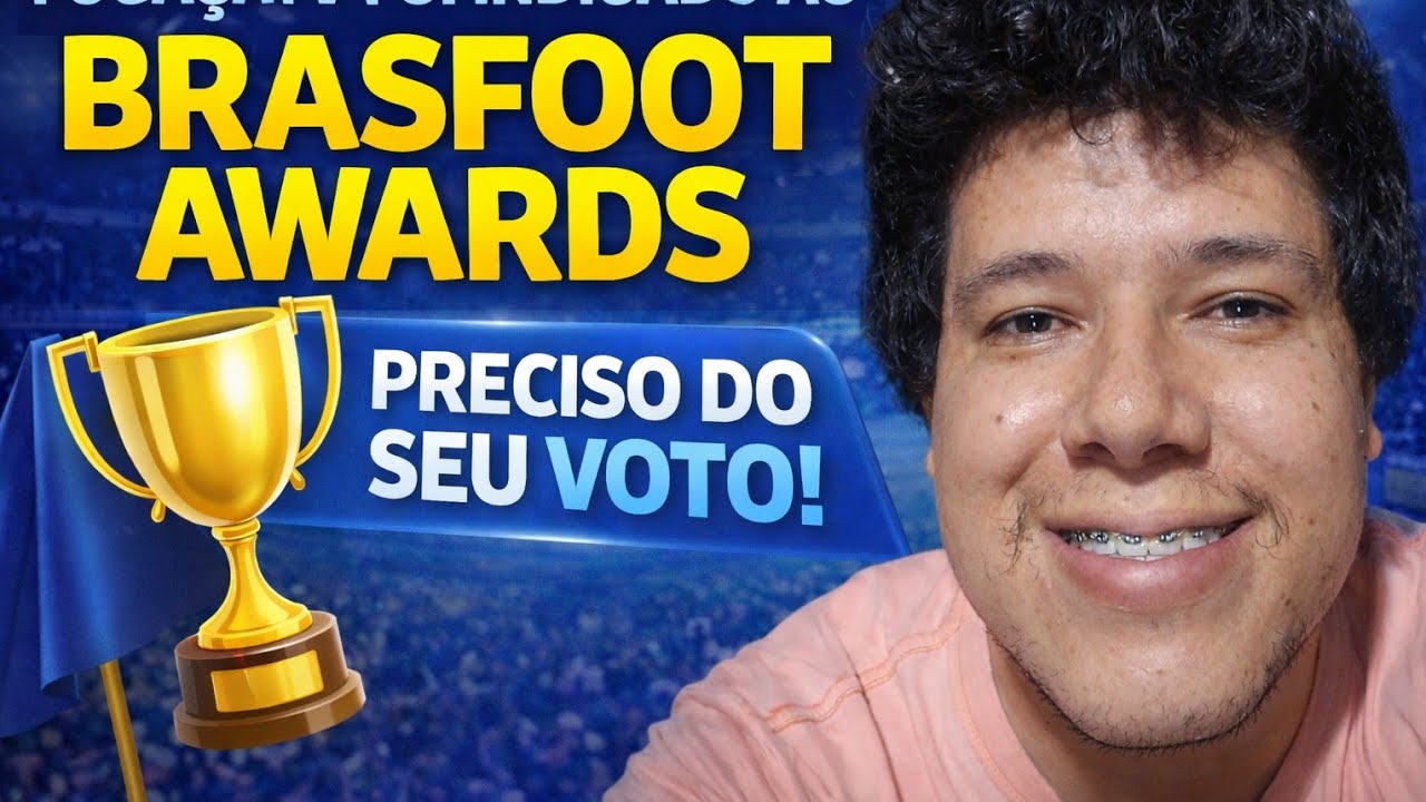 Fomos indicados ao Brasfoot Awards! Minha trajetória até aqui... ⭐🏆