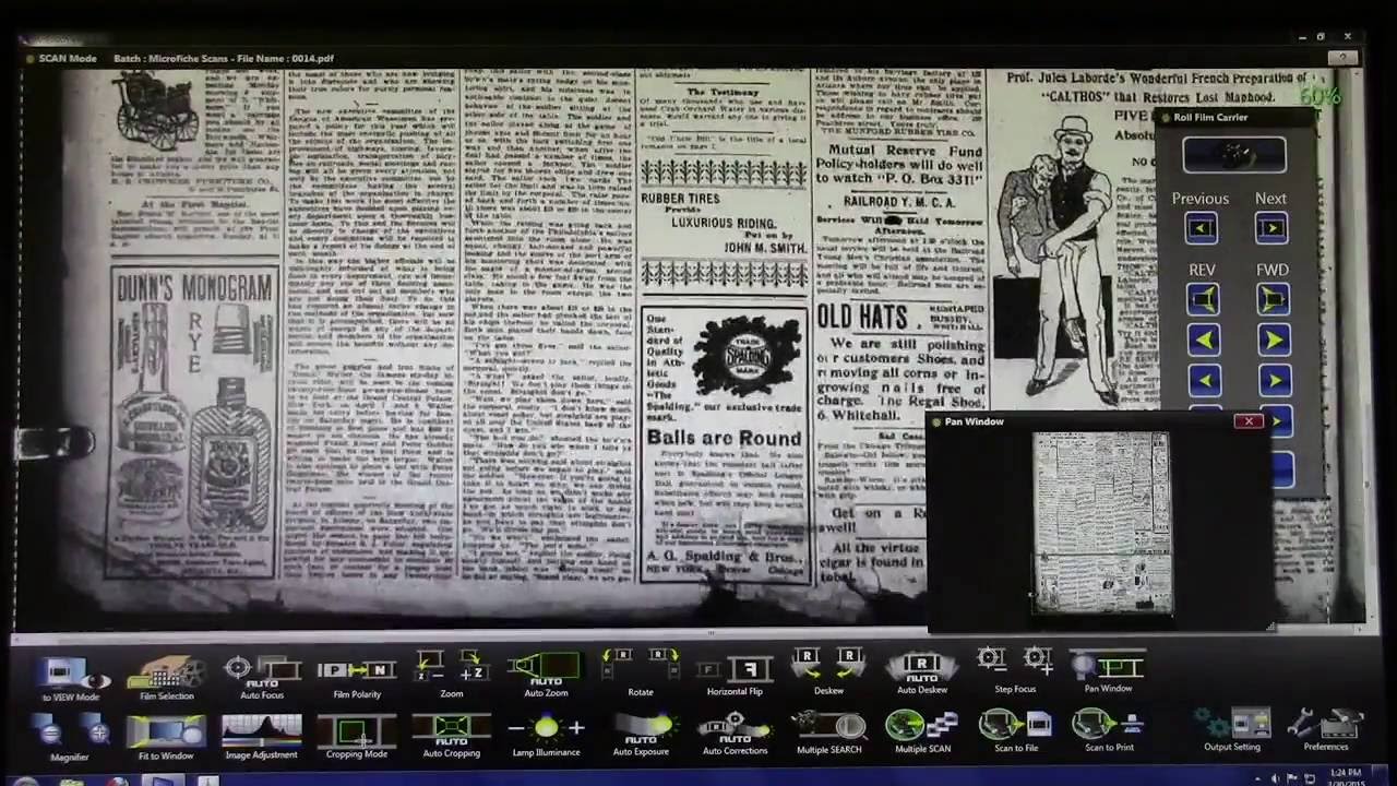 Microform 7 Adjusting Image Area