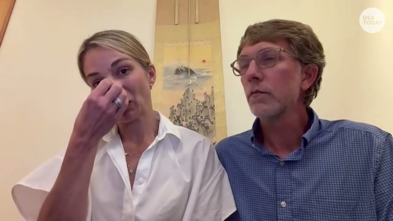 Родители пропавшего в Японии американского студента Обернского университета Джеймса Хиггинботэма ...