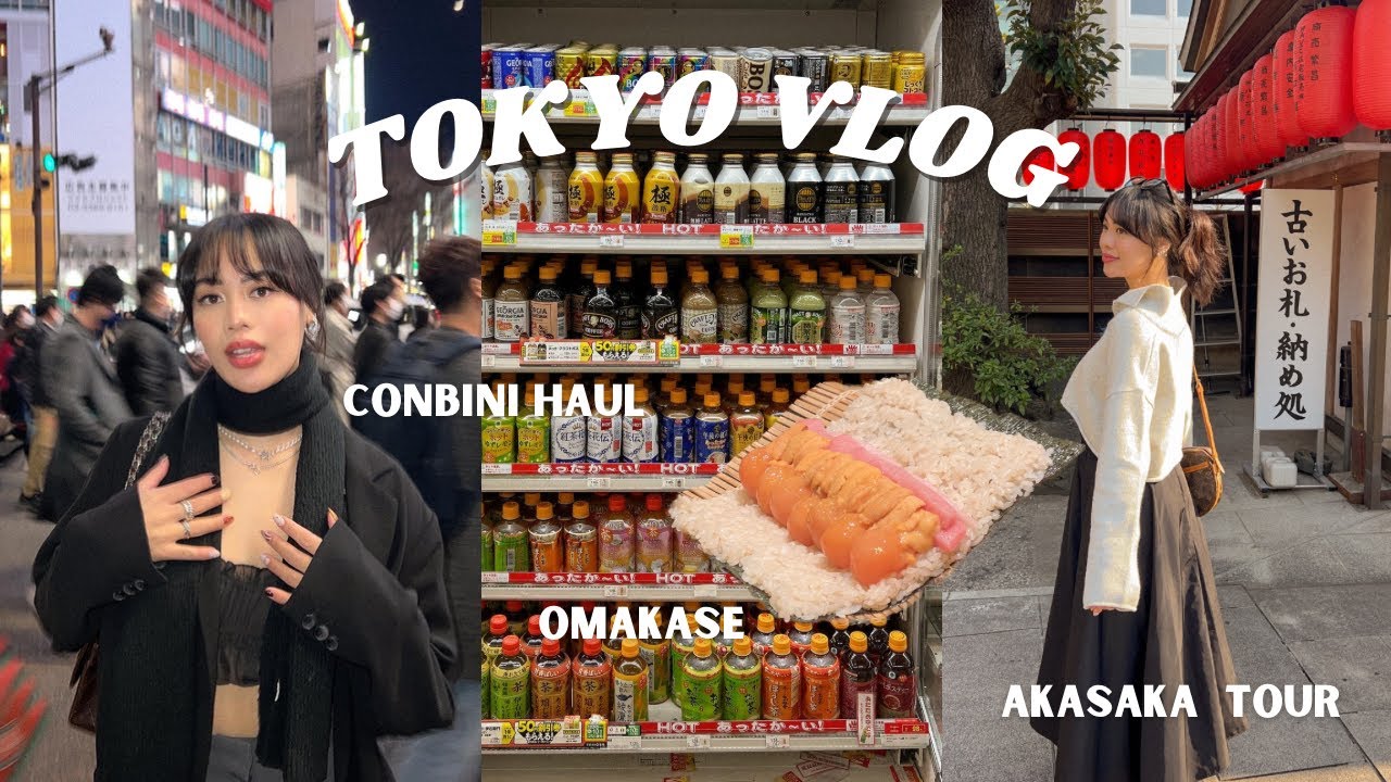 ТОКИО, ЯПОНИЯ (влог, часть 1) 🇯🇵 знакомство с Акасакой, местными спотами, 7eleven haul 🍙 + такояки 🍡