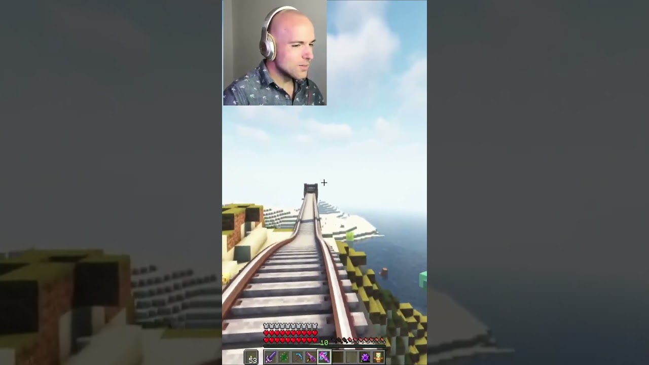 Fit being a badass with the Trident on QSMP Minecraft