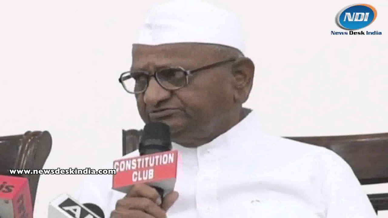 Anna Hazare to go on indefinite fast from December 10