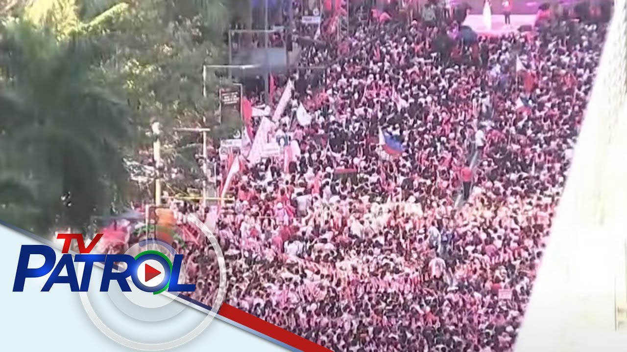 Tinatayang 137,000 tao dumalo sa #PasigLaban rally ni Robredo | TV Patrol