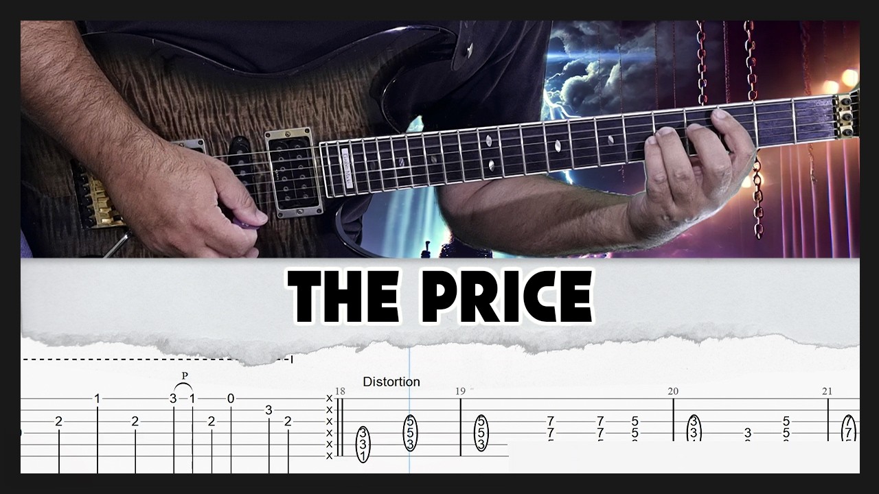Twisted Sister | The Price | TAB | Guitar Cover | Lesson