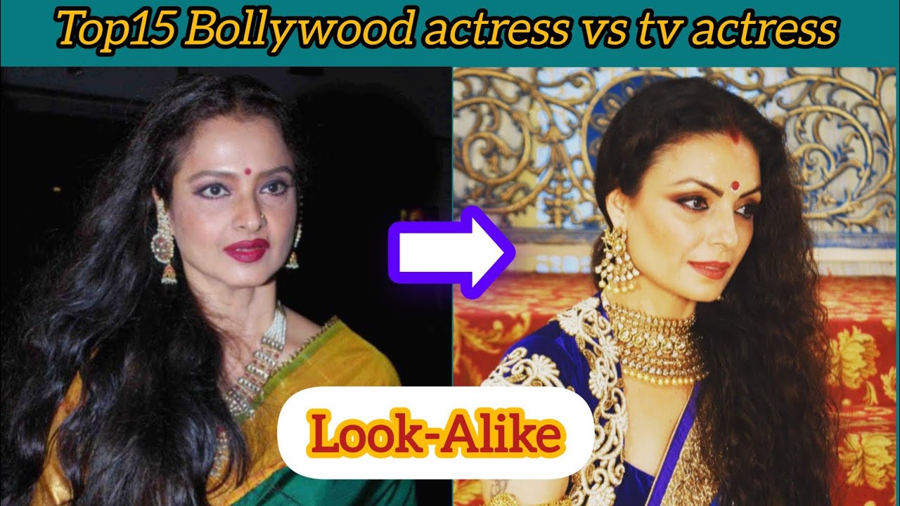 Top 15 Bollywood Actress Vs Tv Serial Actress Similar Face || Look- Alike ||Similar look ||
