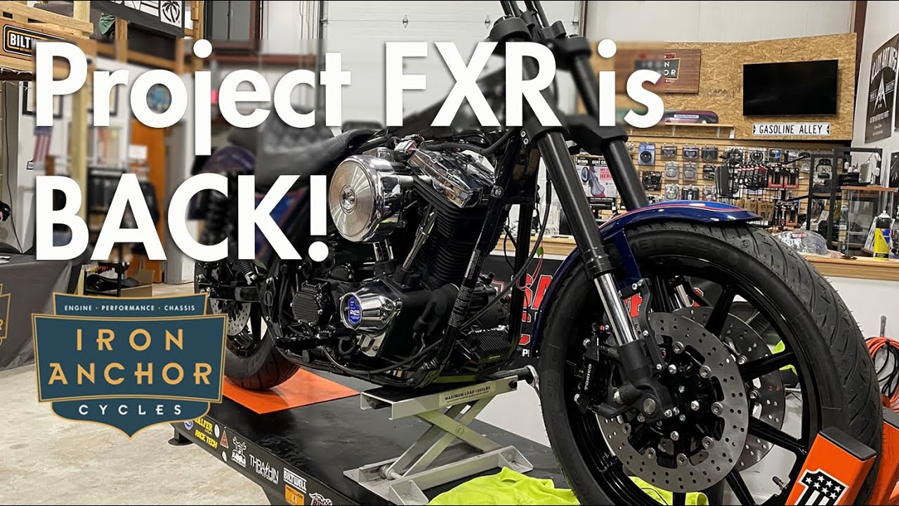 FXR Build Part 6 - Inverted Front End & Rear Brakes!