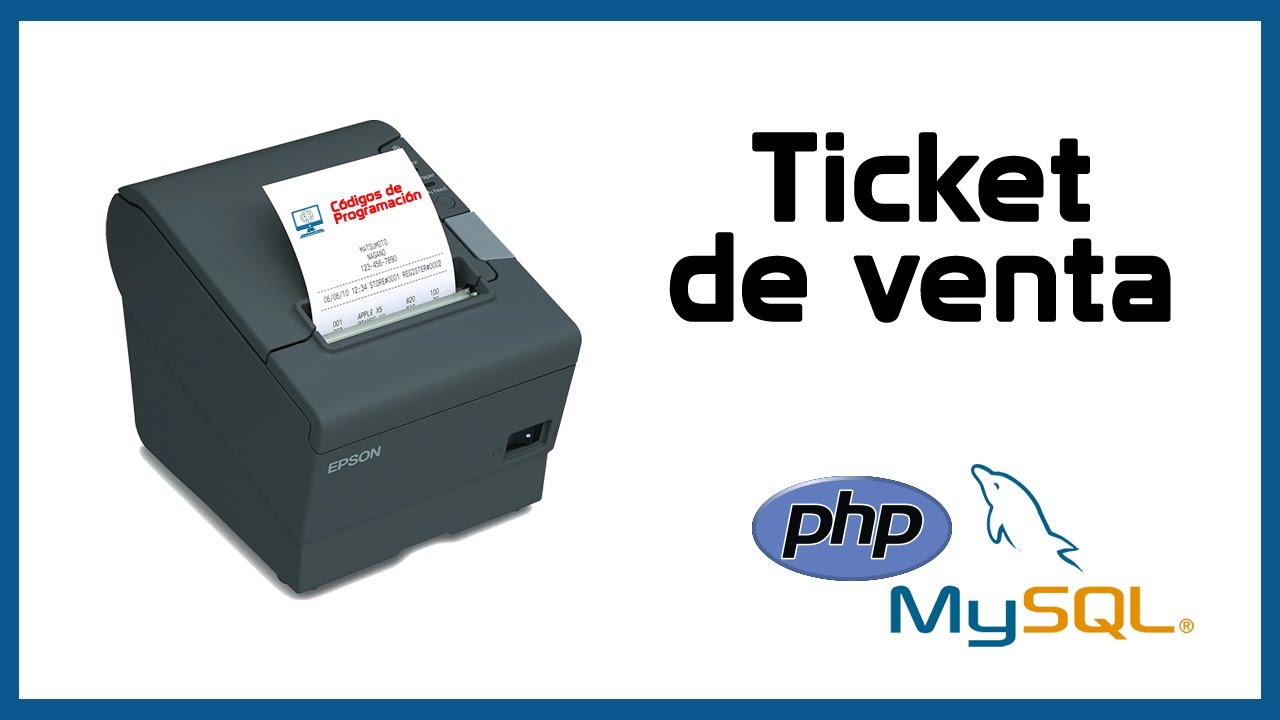 Como generar ticket de venta de forma fácil y rápido