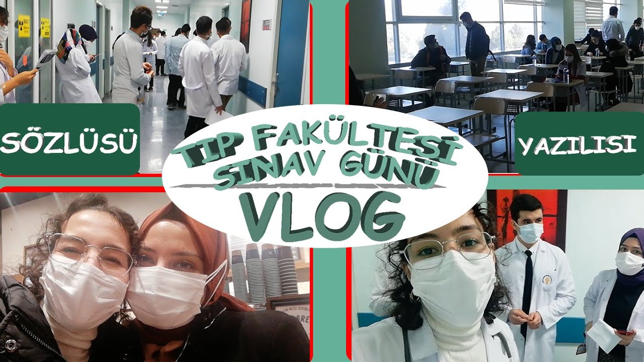 TIP FAKÜLTESİ VLOG | TIP SINAVLARI ZOR MU ? #tıpfakültesi #yks