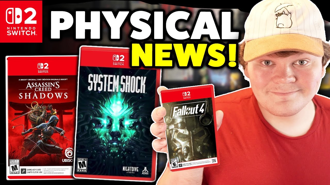 Анонсированы новые игры для Switch и Switch 2 на физических носителях! В продаже на картах!
