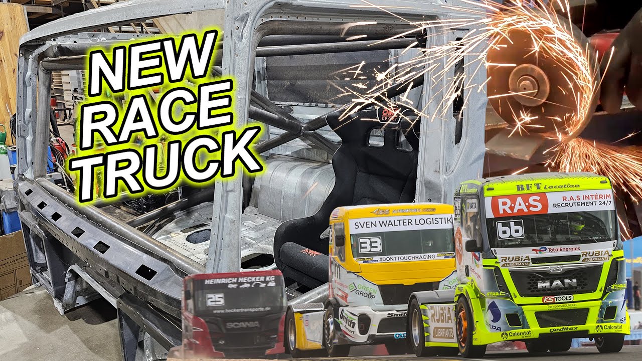 Construction d'un camion de courses par Lion Truck Racing