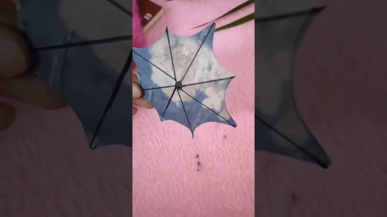 DIY Paper Umbrella #diy #diys #craft #crafts #craftideas #youtube #craftyoutube #paperumbrella