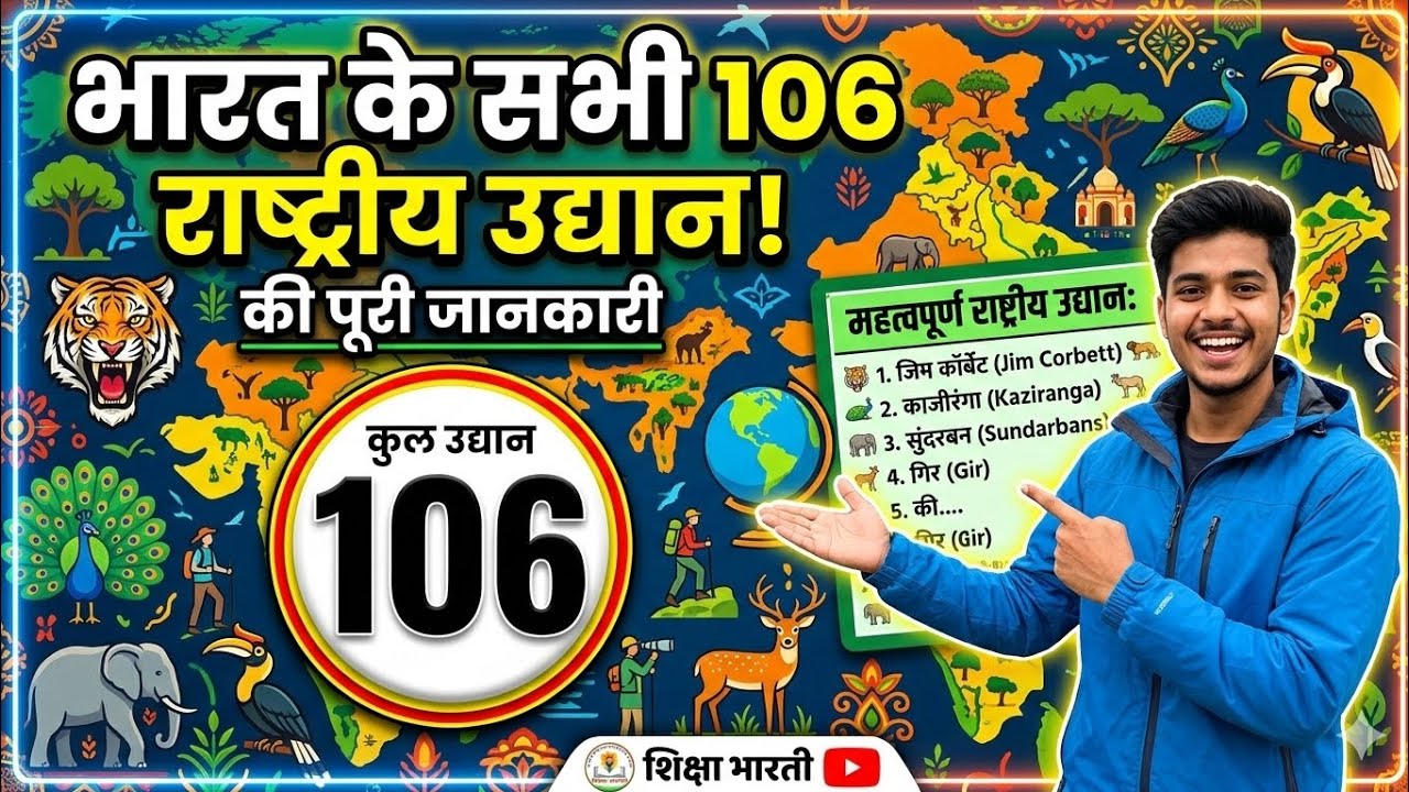 राष्ट्रीय उद्यान Part - 1 India Netional Park Ke Baare Me With Tricks By Exam Booster Zone 