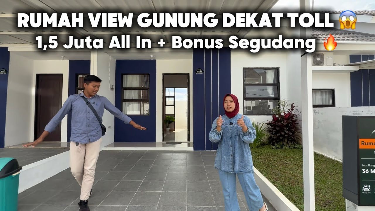 Jangan skip! Rumah view gunung sejuk & asri 😍 Booking 1,5 juta all in | Aurora View