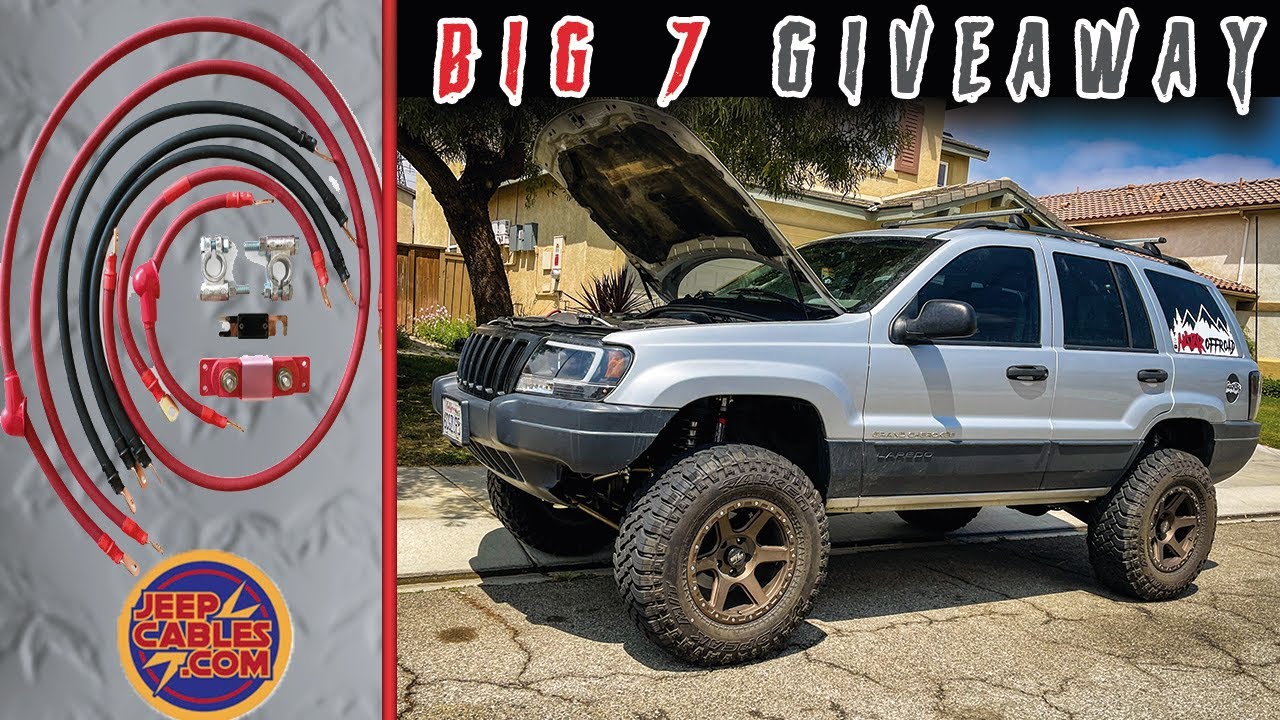 Installing Big 7 Jeep Cables on Jeep WJ Grand Cherokee & Giveaway | Najar Offroad