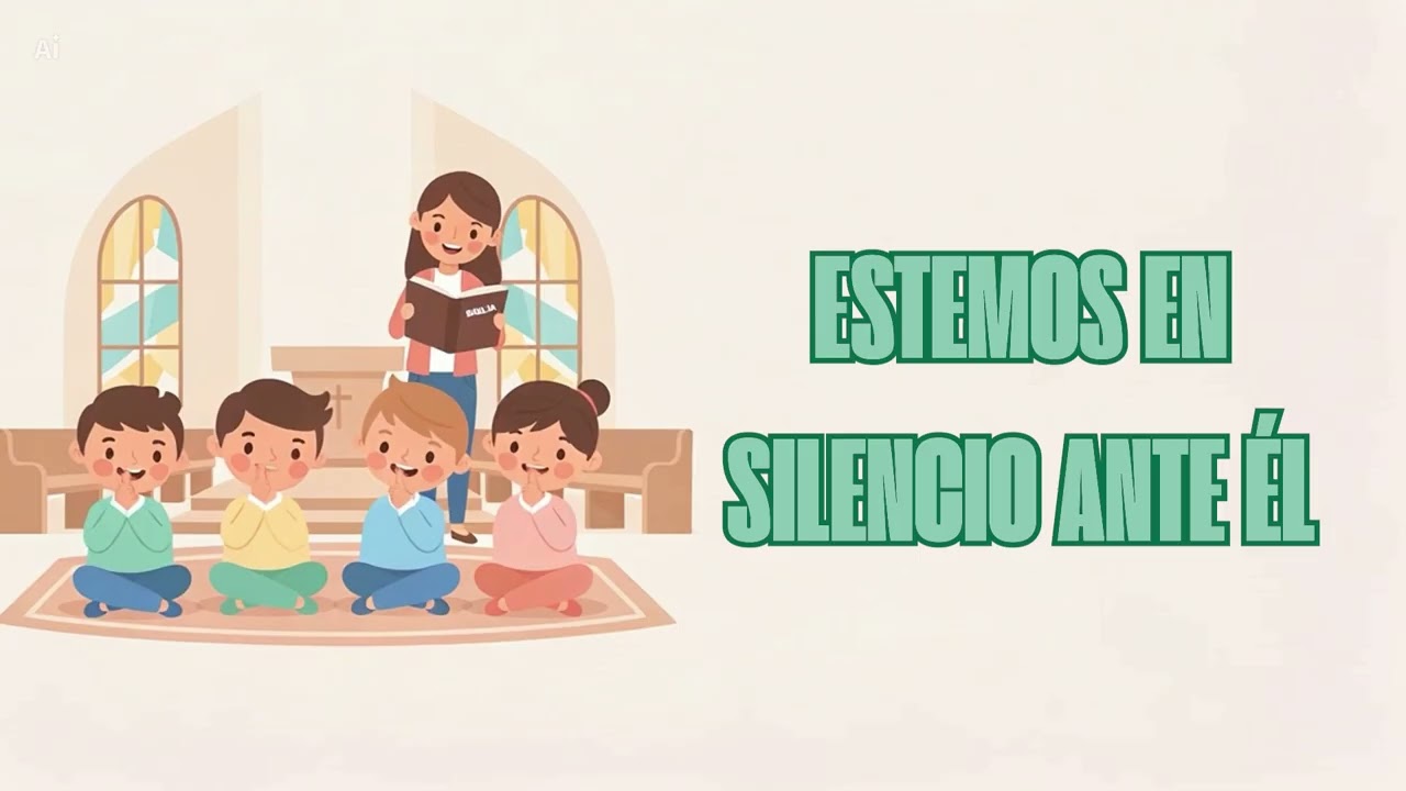 Canciones cristianas para niños - Dios está en su santo templo