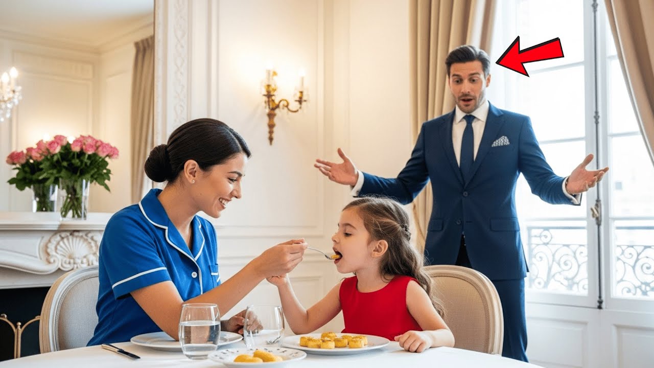 La Hija Del Millonario Se Negó A Comer… Hasta Que La Empleada Descubrió Algo Que Conmocionó A Todos
