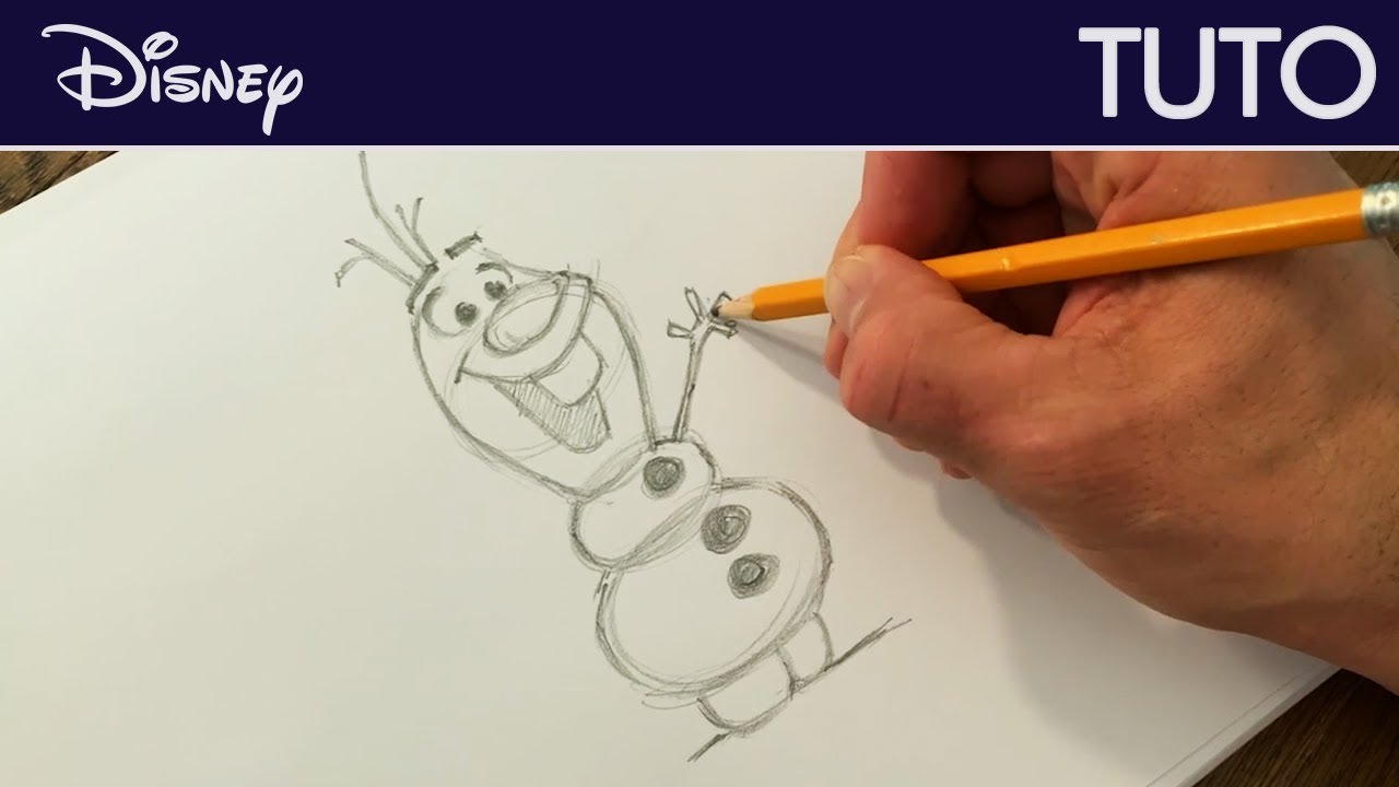 #DessinezavecDisney - Tuto : Olaf de La Reine des Neiges  | Disney