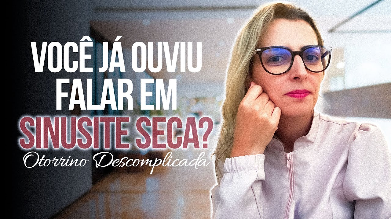 Existe sinusite sem secreção?Sinusite seca?Quais são os sintomas de sinusite?#sinusite #nariz