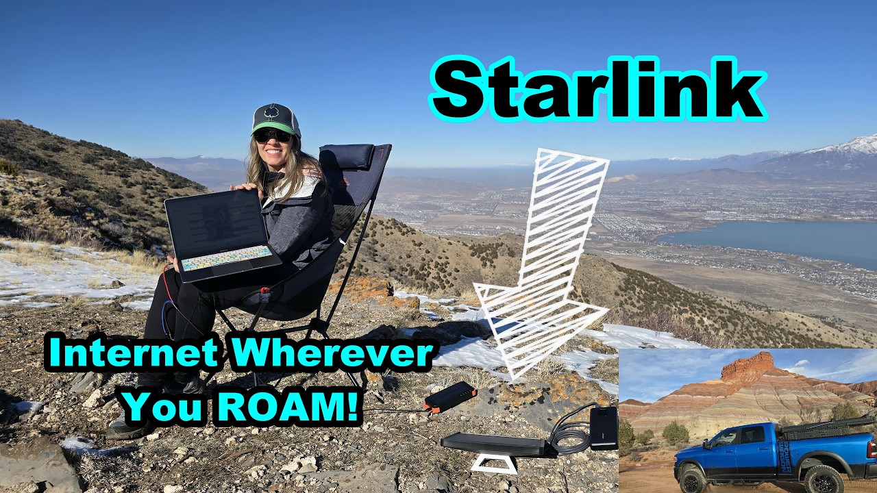 Internet Connectivity Wherever We Go | The Starlink Mini is a new favorite of ours! #starlink #gear