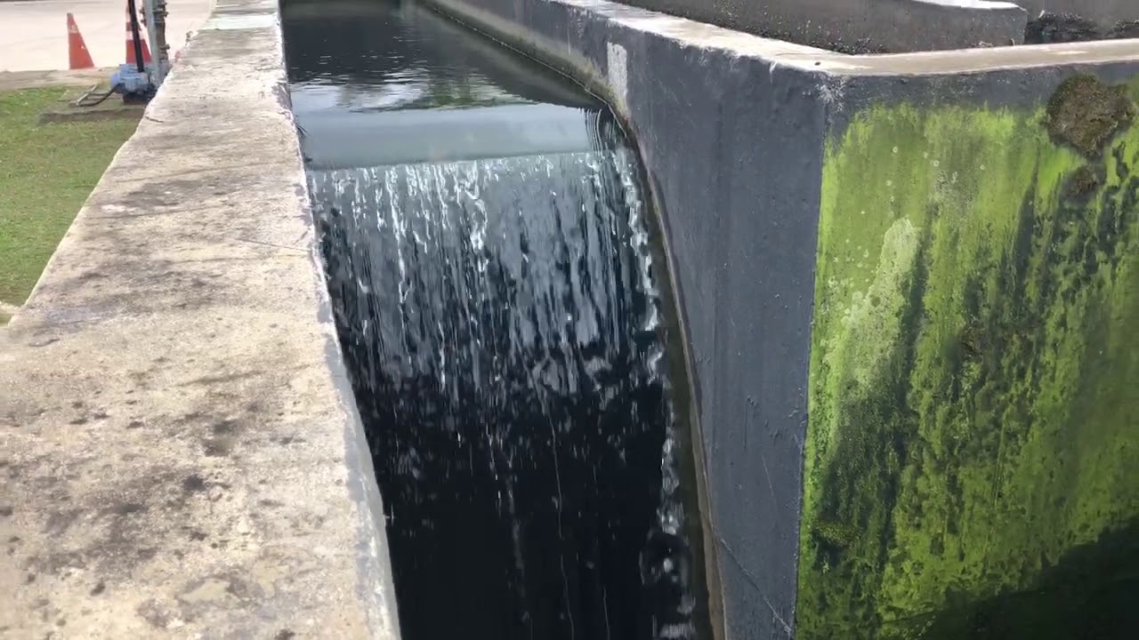 Final effluent produced in wastewater treatment plant