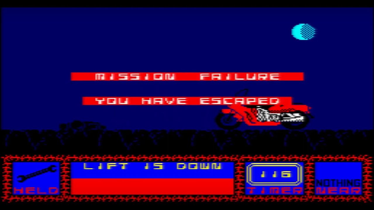 Saboteur 2 Amstrad CPC (new found) Bugs Part 1/3